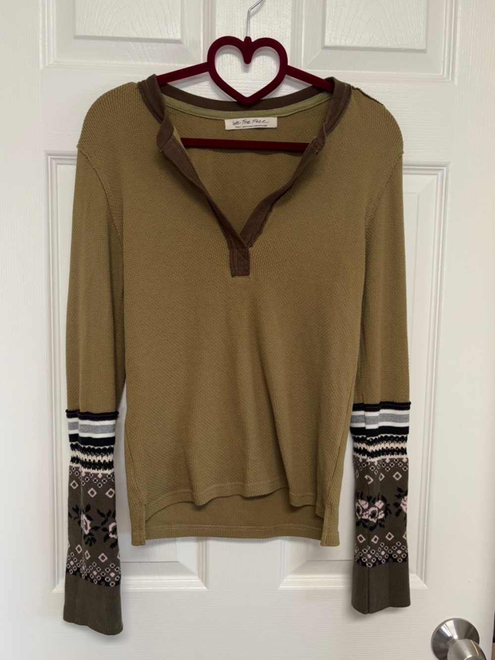 Free people thermal long sleeves top